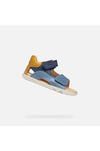 Geox Sandale barefoot pentru băieți, model Steppieup, de culoare verde.