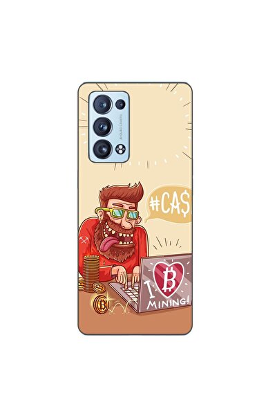 OEM Husa compatibila cu Oppo Reno6 Pro 5G Silicon Gel Tpu Model BTC Mining