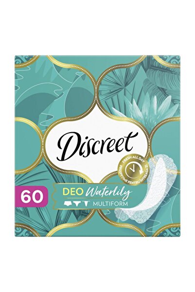 Discreet Absorbent, discreet, everyday 60-count multi-shape lotus pads