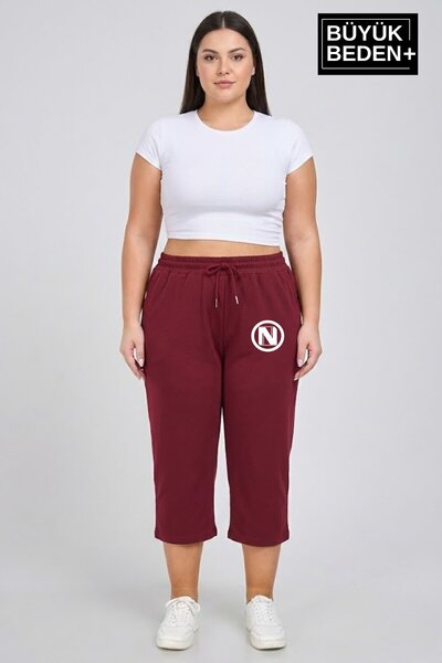 Superlife Big Size N Printed Women's Shorts Capri Comfortable Fit Pocketed La...