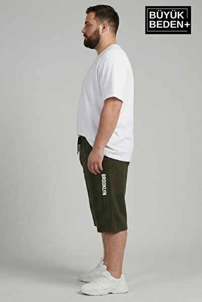 Superlife Big Size Men's Capri Shorts Brooklyn Printed Comfortable Fit 3Xl-6X...