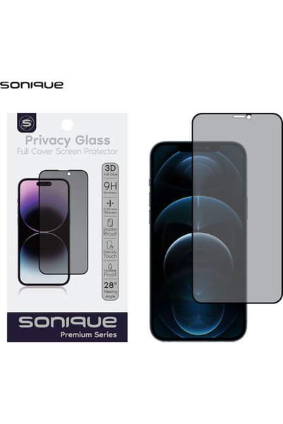 Other Γυαλί Απορρήτου Sonique Σειρά Premium HD Πλήρους Κάλυψης 9H Apple iPhon...