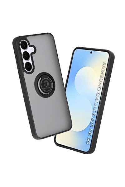 DAMUR TPU защитен калъф с пръстен за Samsung Galaxy S25 FE, Магнитен пръстен,...