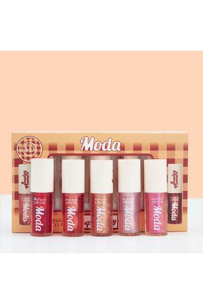 Moda Beauty زيت شفاه مرطب جيلي - ملمع يدوم طويلاً وغير لزج مع أداة توزيع بطرف...