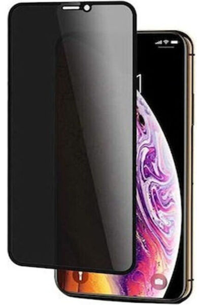 OEM 5D Privacy Full Face Tempered Glass Black (Apple iPhone Xs Max 11 Pro Max)