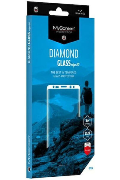 My Screen Protector Προστατευτικό Οθόνης Διαμαντένιο Γυαλί Ενισχυμένο 3D Μαύρ...