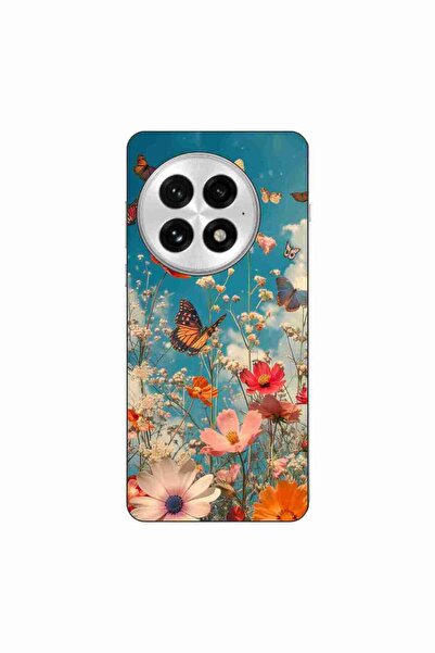 OEM Husa compatibila cu OnePlus 13 Silicon Gel Tpu Model Flori si Fluturi