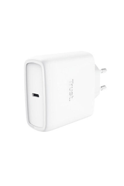 Trust Φορτιστής χωρίς καλώδιο GaN με θύρα USB-C 65W Λευκός (Maxo)