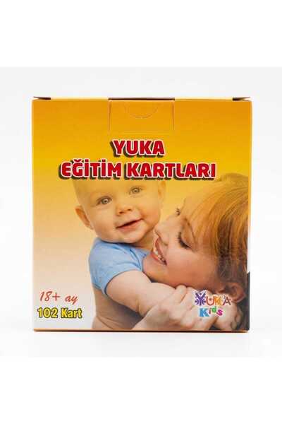 Yuka Kids بطاقات تعليمية للتحدث للأطفال فوق 18 شهرًا - 102 بطاقة لتطوير الذكا...