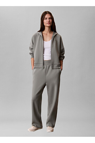 Calvin Klein Gri Kadın Ceket SCUBA JACKET