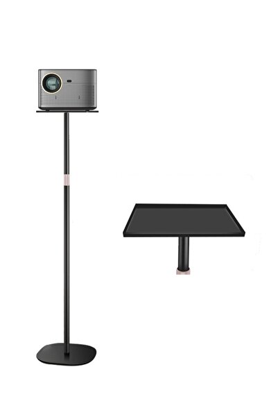 COOLHAWK Adjustable Floor Standing Projector Stand with Tray | 85-130cm Heigh...