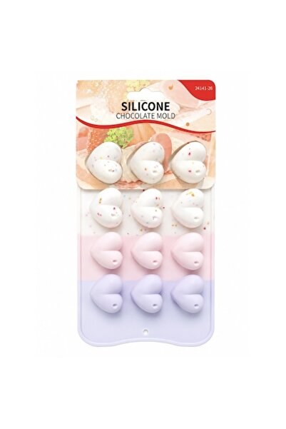 OEM Forma Silicon pentru Bomboane si Jeleuri, BPA Free, Model Inima, Antiader...