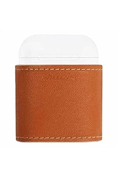 Nillkin nj019 apple airpods mate wireless charging case protector - brown