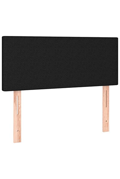 vidaxl Tăblie de pat, negru, 100x5x78/88 cm, textil