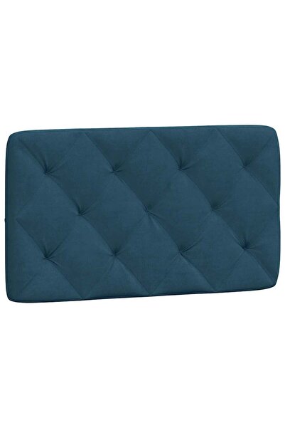 vidaxl Headboard Pillow , blue, 80 cm, Velvet