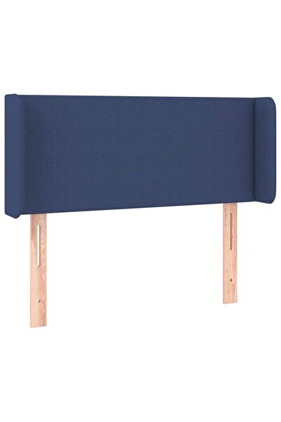 vidaxl Blue headboard with wings 103x16x78/88 cm textile