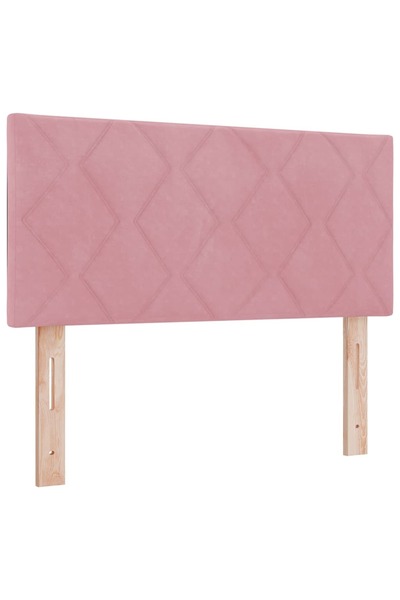 vidaxl Tăblie cap Roz 100 cm Catifea