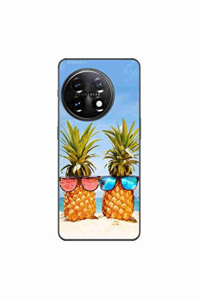 OEM Husa compatibila cu OnePlus 11 Silicon Gel Tpu Model Beach Pinneaples
