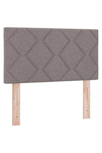 vidaxl Tăblie cap Gri taupe 80 cm țesătură