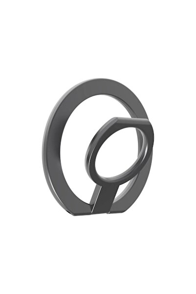 QDOS Magnetic Phone Ring Holder, MagSafe compatible, with stand - Black