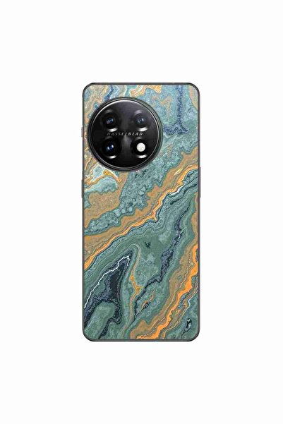 OEM Husa compatibila cu OnePlus 11 Silicon Gel Tpu Model Forest Flame Marble