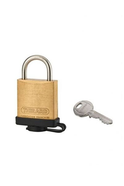 THIRARD Industrial security padlock, 40 mm, with bumper, standard shackle