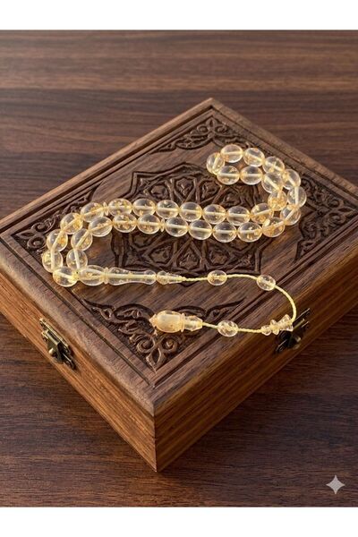 Tesbihcim Çeken Bilir Gold Particulate Katelin Prayer Beads