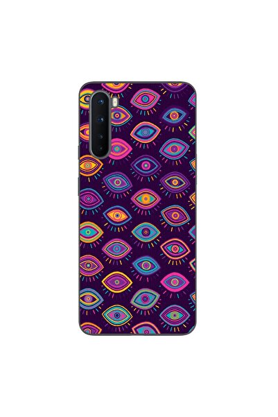 OEM Husa compatibila cu OnePlus Nord Silicon Gel Tpu Model Tribal Eyes