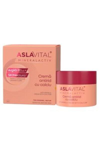 ASLAVİTAL Crema Antirid cu Calciu pentru Ten Sensibil si Matur - Mineralactiv...