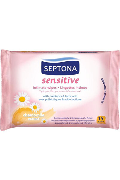 Septona Servetele Umede pentru Igiena Intima cu Extract de Musetel - Sensitiv...