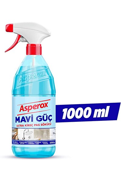 ASPEROX Mavi Güç Çok Amaçlı Ultra Kireç Pas Sökücü Sprey 1 Lt