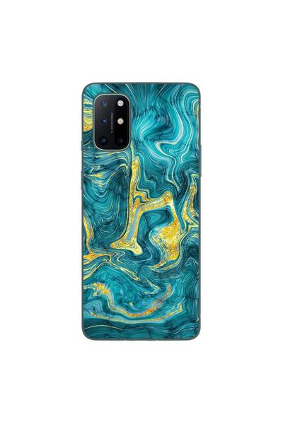 OEM Husa compatibila cu OnePlus 8T Silicon Gel Tpu Model Abstract Gemstone Glow