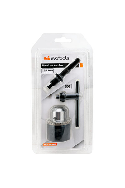 Evotools Metal Chuck with SDS Adapter, Diameter 13mm —