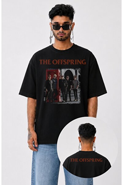 Fuddy Moda Unisex Oversize Μπλουζάκι με στάμπα The Offspring Members Ense και...