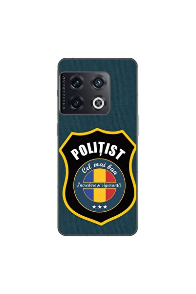OEM Θήκη συμβατή με OnePlus 10 Pro από σιλικόνη gel TPU, μοντέλο Αστυνομικός