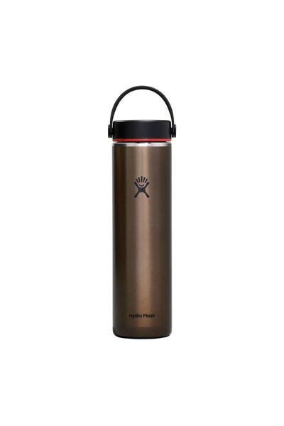 Hydro Flask Trail Obsidian Stainless Steel Thermos Bottle, 710 ml