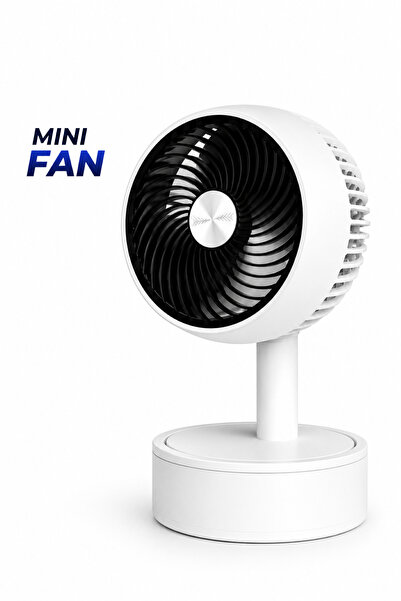 RAYLAX Şarjlı Masa fanı, portatif fan, Masa Ve El Fan Taşınabilir Şarjlı Edil...