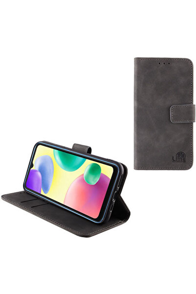 Lime&co Lime Essential Magnet Book Συνθετικό Δέρμα Γκρι (Redmi 10A) Κωδικός: ...
