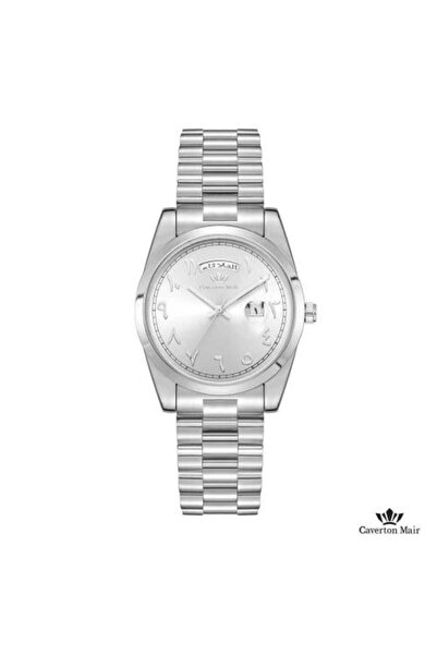 MAXTOP Men's steel watch in silver color