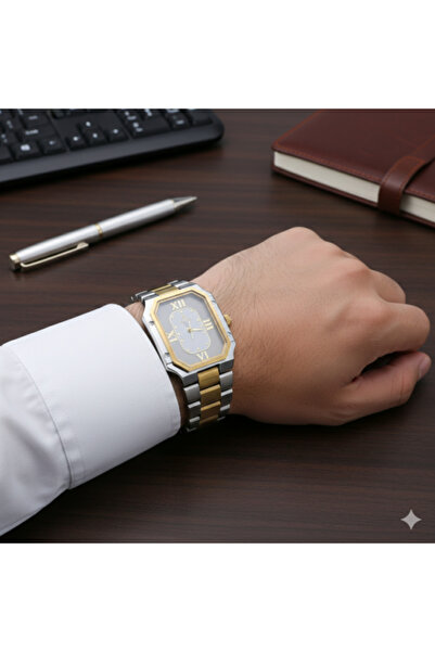 Clarity Men's Square Steel Watch