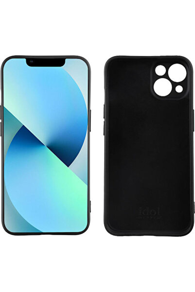 Other Idol 1991 Βελούδινη Μαύρη Θήκη Πλάτης Σιλικόνης (iPhone 13 mini) Κωδικό...