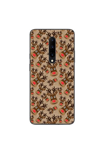 OEM Husa compatibila cu OnePlus 7 Pro Silicon Gel Tpu Model Craciun Rudolf Pa...