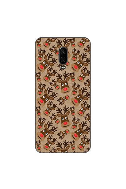 OEM Θήκη συμβατή με OnePlus 6T από σιλικόνη gel TPU με χριστουγεννιάτικο σχέδ...