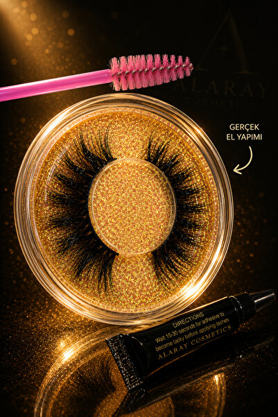 alaraycosmetics Glam Look Effect Fox Eye Takma Kirpik – Çarpıcı Bakış & Profe...