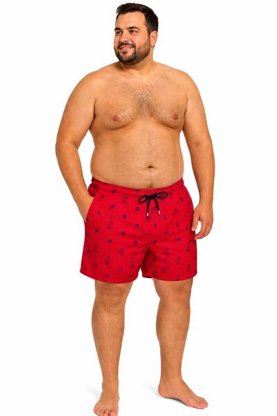 Miami Beach Pantaloni scurți de plajă pentru bărbați, cu imprimeu digital, re...