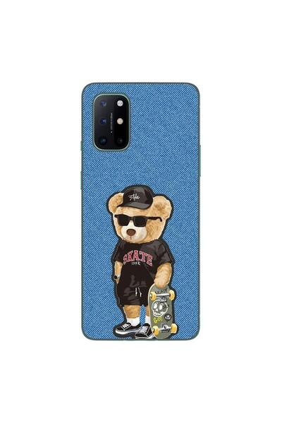 OEM Case compatible with OnePlus 8T Silicone Gel Tpu Pattern Bear Skate Fashion