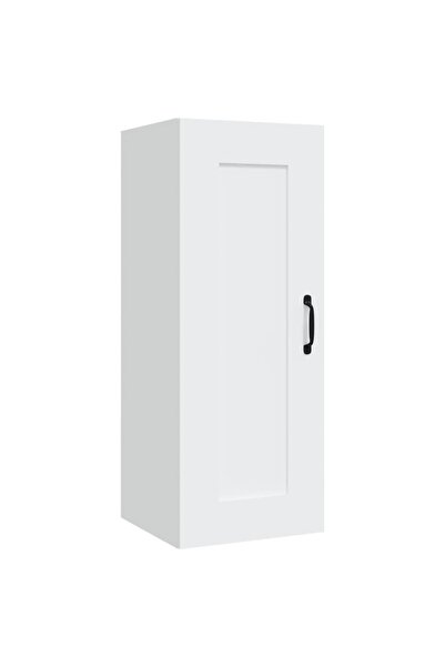 vidaxl Dulap de perete, alb, 35x34x90 cm, lemn prelucrat