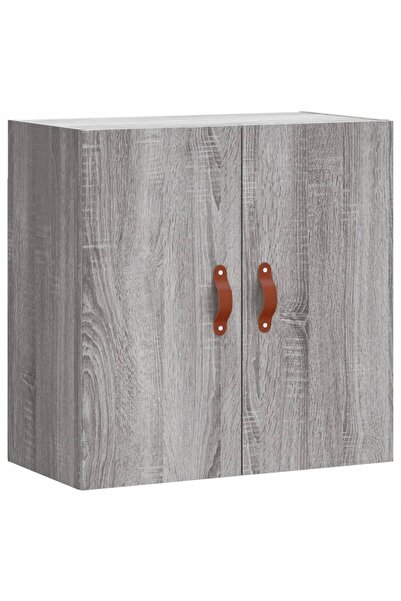 vidaxl Wall cabinet, sonoma grey, 60x31x60 cm, composite wood