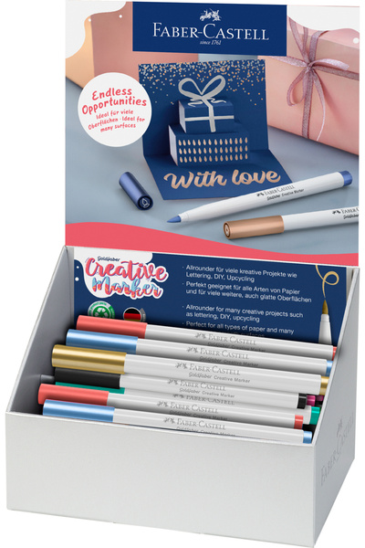 Faber Castell ΣΕΤ 50 ΔΗΜΙΟΥΡΓΙΚΩΝ ΜΑΡΚΑΔΟΡΩΝ GOLDFABER B FABER-CASTELL