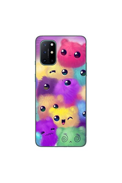 OEM Husa compatibila cu OnePlus 8T Silicon Gel Tpu Model Pufosi Colorati
